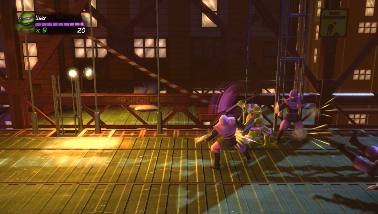 TMNT Turtles in Time Re-Shelled - геймплей игры на PlayStation 3